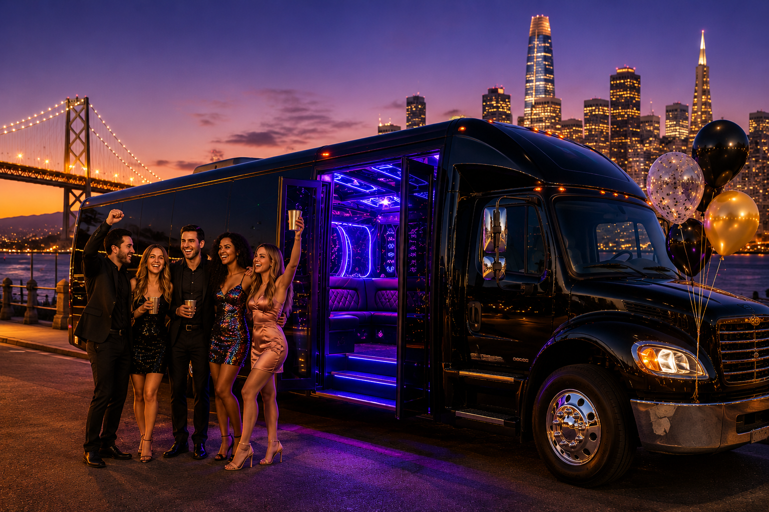 birthday party bus service