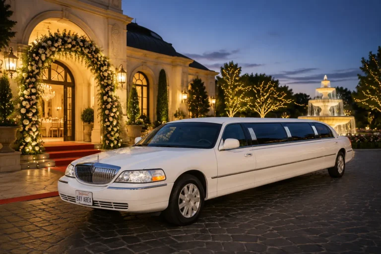 8-passenger Lincoln Stretch Limo, Pleasanton Limo Service